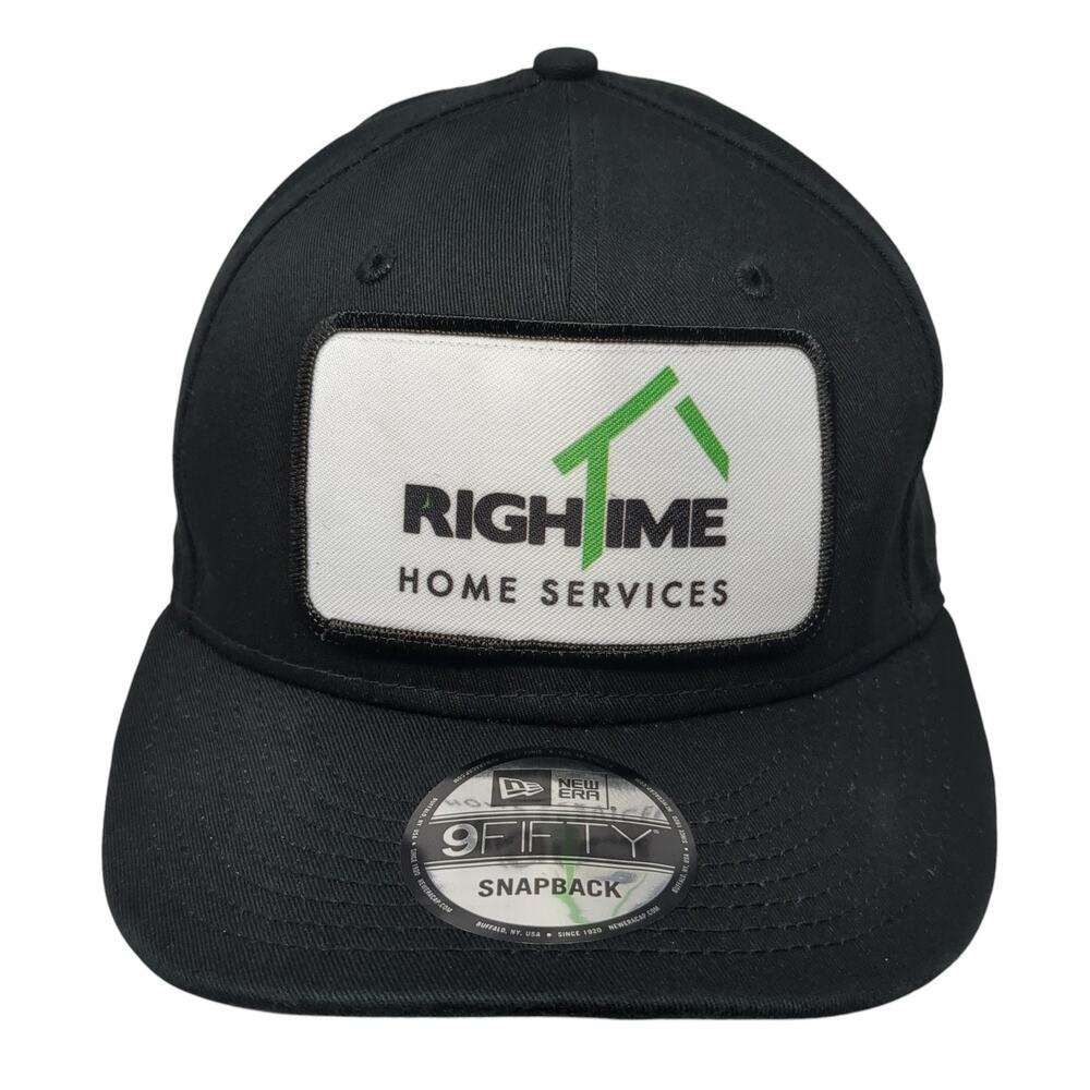 Rightime Home Services Patch Snapback Hat Black One Size New Era 9fifty